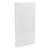 Бокс на 48 модулей встроенный (4х12м), белый/белая дверь из пластика