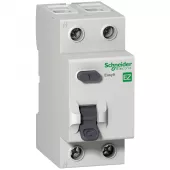 Устройство защитного отключения (УЗО) Schneider Electric Easy9, 2 полюса, 25A, 10 mA, тип AC, электронное, ширина 2 DIN-модуля