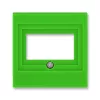 ABB Levit зелёный Накладка для розеток USB / HDMI / VGA