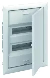 Шкаф внутреннего монтажа UK600 24М, 2 ряда по 12/14 модулей, с дверью, с самозажимными клеммами N/PE, UK620P3RU