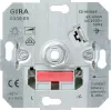 Светорегулятор поворотный Gira ClassiX для ламп накаливания 230в и галогеновых ламп 220в, без нейтрали, хром