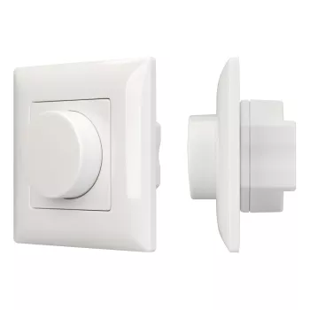 Панель SMART-P15-DIM-IN White (230V, 1A, TRIAC, Rotary, 2.4G) (Arlight, IP20 Пластик, 5 лет)