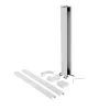 Legrand 653003 Snap-On мини-колонна алюминиевая с крышкой из пластика 1 секция, высота 0,68 метра, цвет белый