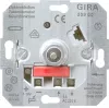 Светорегулятор поворотно-нажимной Gira ClassiX для люминесцентных ламп с управляемым эпра, без нейтрали, бронза
