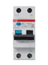 Автоматический выключатель дифференциального тока (АВДТ) ABB DSH201 R, 16A, 30mA, тип AC, кривая отключения C, 2 полюса, 4,5kA, электро-механического типа, ширина 2 модуля DIN