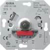 Светорегулятор поворотно-нажимной Gira ClassiX для ламп накаливания 230в и обмоточных трансформаторов 12в, без нейтрали, хром