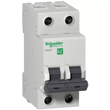 Автоматический выключатель Schneider Electric Easy9, 2 полюса, 10A, тип B, 4,5kA