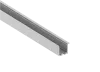 Встраиваемый алюминиевый профиль 48х35х2000 мм. Цвет: Анодированное серебо