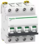 Автоматический выключатель Schneider Electric Acti9 iC60N, 4 полюса, 25A, тип C, 6kA
