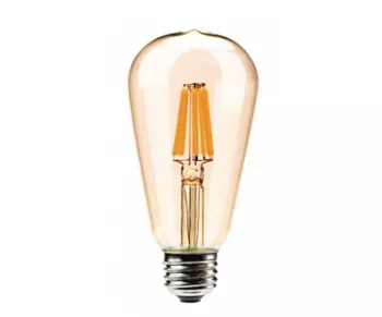 Kink Light Led Лампа золотая E27 6W (2700K)