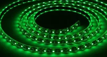 Donolux линейка светодиодная гибкая, зеленая, 12V IP67 1м-4,8W