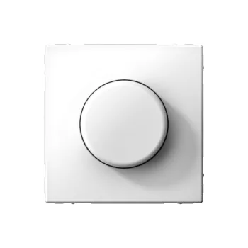 Светорегулятор поворотно-нажимной Systeme Electric ArtGallery универсальный (в т.ч. для led и клл), без нейтрали, на винтах, белый