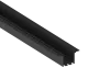 Встраиваемый алюминиевый профиль под шпаклевку 39,8х74,8х2000 мм. Цвет: Чёрный, RAL9005