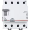 Устройство защитного отключения (УЗО) Legrand RX3, 4 полюса, 63A, 30 mA, тип AC, электро-механическое, ширина 4 DIN-модуля