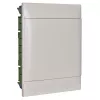 Пластиковый щиток на 24 модуля (2х12) Legrand Practibox S для встраиваемого монтажа в твёрдые стены, цвет двери белый