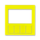 ABB Levit жёлтый Сменная панель на накладку терморегулятора / таймера