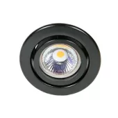 Nobile Светильник встраиваемый поворотный C3840.18, Ø55-70mm 20°, GU4, 1х35W, цвет черный