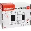 Пластиковый щиток на  4 модуля Legrand Practibox S для накладного монтажа, цвет двери белый