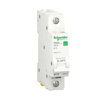 Автоматический выключатель Schneider Electric Resi9, 1 полюс, 10A, тип B, 6kA