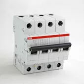 Автоматический выключатель Abb SH200, 4 полюса, 6А, тип B, 6kA