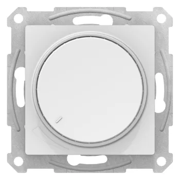 Светорегулятор поворотно-нажимной Schneider Electric Atlas Design универсальный (в т.ч. для led и клл), без нейтрали, на винтах, лотос
