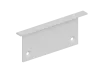 Боковая заглушка для профиля L18512 Цвет:Белый. RAL9003