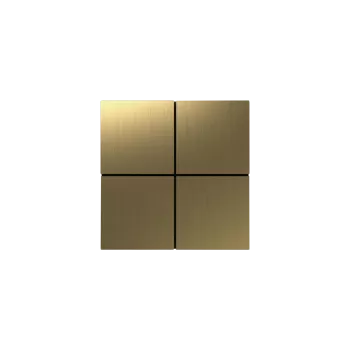 Сенсорный кнопочный модуль KNX, 4/8 группы, матовое золото. Серия устройств: DKNX