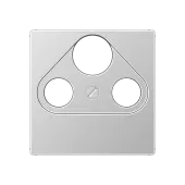 Крышка для SAT-TV-розетки; алюминий A561PLSATAL Jung