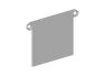 Боковая заглушка для профиля L18519 Цвет:Серебо