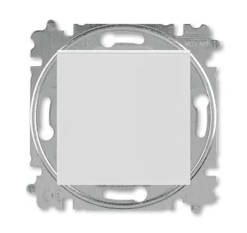 ABB Levit серый / белый Выключатель 1-но клавишный двухполюсный