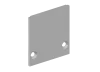 Боковая заглушка для профиля L18506 Цвет:Анодированное серебо