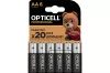 Батарейка алкалиновая AA/LR6,  6 шт. в блистере, Professional Opticell