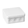 Abb ABJ  Коробка разветвительная квадратная 104х104 мм, IP 55, белая
