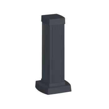 Legrand 653002 Snap-On мини-колонна алюминиевая с крышкой из пластика 1 секция, высота 0,3 метра, цвет черный