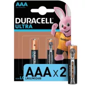 Батарейка алкалиновая AAA LR03/MX2400 Ultra Power 1.5v (блистер  2 шт.) Duracell