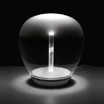 Artemide лампа настольная Empatia 36, прозрачно-матовое стекло, D360мм H382мм, LED 22W 3000K
