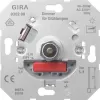 Светорегулятор поворотно-нажимной Gira ClassiX для ламп накаливания 230в и галогеновых ламп 220в, без нейтрали, хром