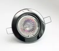 Nobile Светильник встраиваемый  C1830.03, Ø80mm, 1х50W GU5,3 12V, штампованная сталь, цвет черный хр