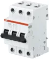 Автоматический выключатель ABB S200, 3 полюса, 100A, тип B, 6kA