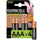 Аккумуляторы AAA HR03/DX2400 900mAh (блистер 4 шт.) Duracell