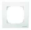 Abb NIE Рамка 1-постовая, серия SKY, цвет альпийский белый (серое основание)