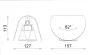 Donolux Светильник светодиодный, накладной, 2х4,6Вт, 500мА, 2х470LM, 3000К, IP43, Белый, D157х127х11