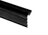 Donolux накладной алюминиевый профиль для ступеней, 2 метра, габариты в сборе: 60х80х2000 мм, черный