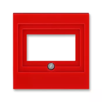 ABB Levit красный Накладка для розеток USB / HDMI / VGA